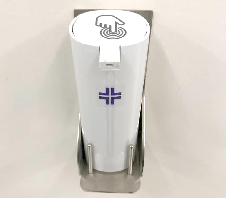 dispenser gel igienizzante
